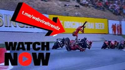 video incidente bagnaia, video caduta bagnaia oggi