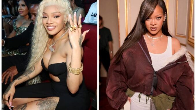 ‘Wild Hypocritical’ Rihanna Asks GloRilla When Her Album’s Gonna Drop