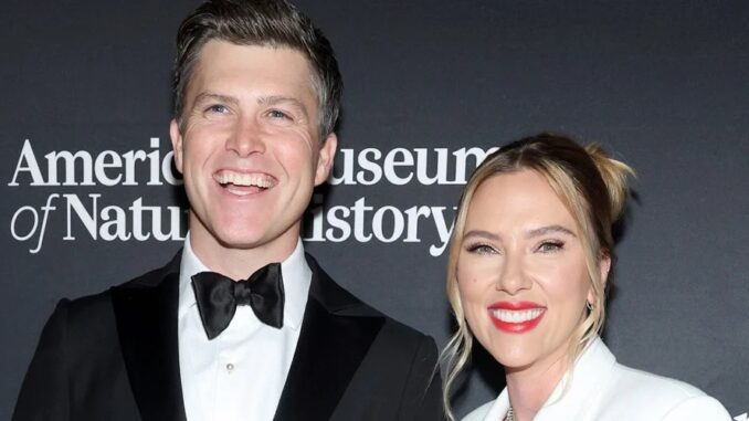 Colin Jost Makes Rare Comment About Scarlett Johansson’s Daughter Rose | Colin Jost, Scarlett Johansson | Just Jared: Celebrity News and Gossip