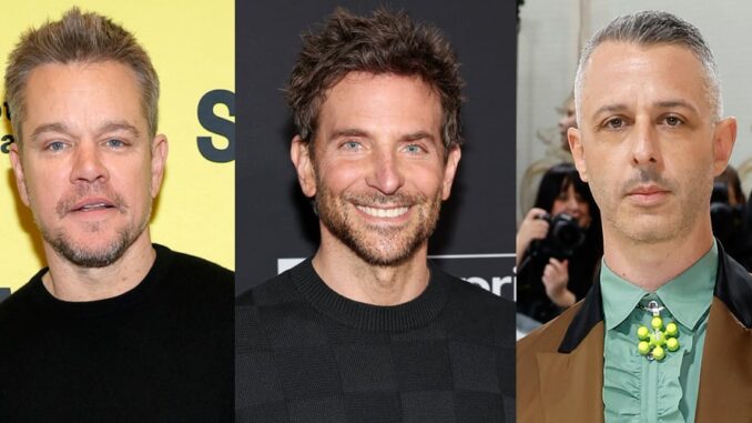 Matt Damon, Bradley Cooper & Jeremy Strong Form Dad Gang During Day Out With Their Daughters | Bradley Cooper, Jeremy Strong, Matt Damon | Just Jared: Celebrity News and Gossip