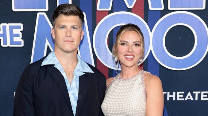 Scarlett Johansson Talks Colin Jost & Michael Che’s ‘SNL’ Joke Swaps, Says She’s ‘Terrified’ By Them | Colin Jost, Michael Che, Saturday Night Live, Scarlett Johansson, Television | Just Jared: Celebrity News and Gossip