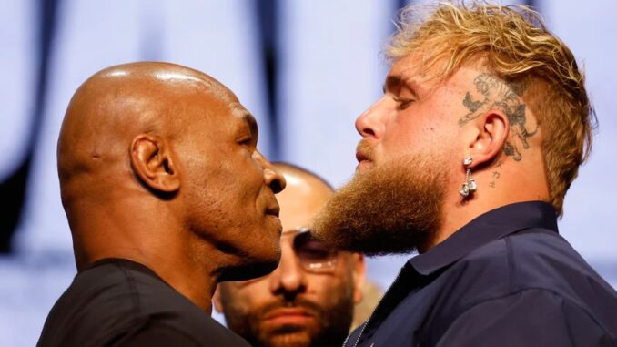 Mike Tyson Says He Resumed Training for Jake Paul Fight | Jake Paul, Mike Tyson | Just Jared: Celebrity News and Gossip