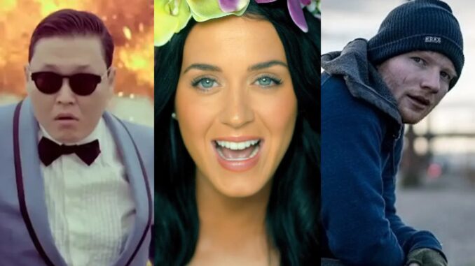 Top 10 Most-Watched Music Videos on YouTube of All Time (No. 1 Has Over 8 Billion Views!) | EG, Extended, Music Videos, Slideshow, youtube | Just Jared: Celebrity News and Gossip